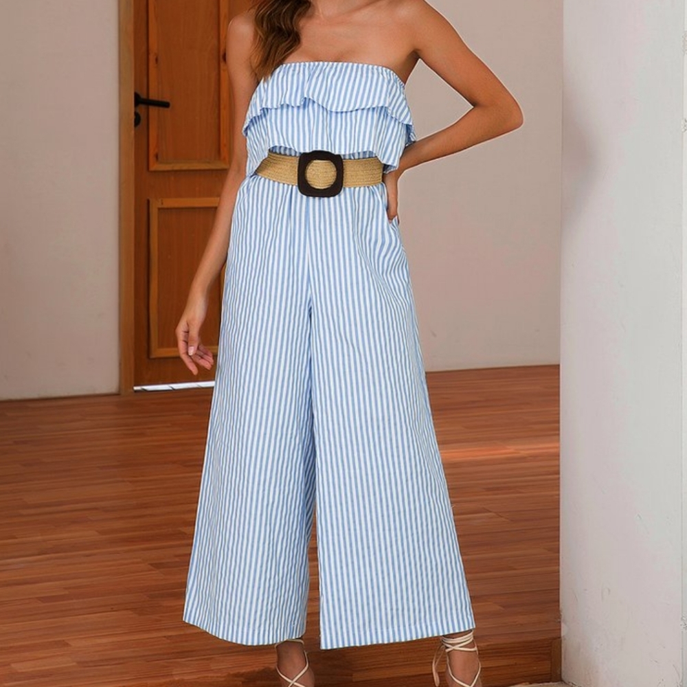 Strapless jumpsuit